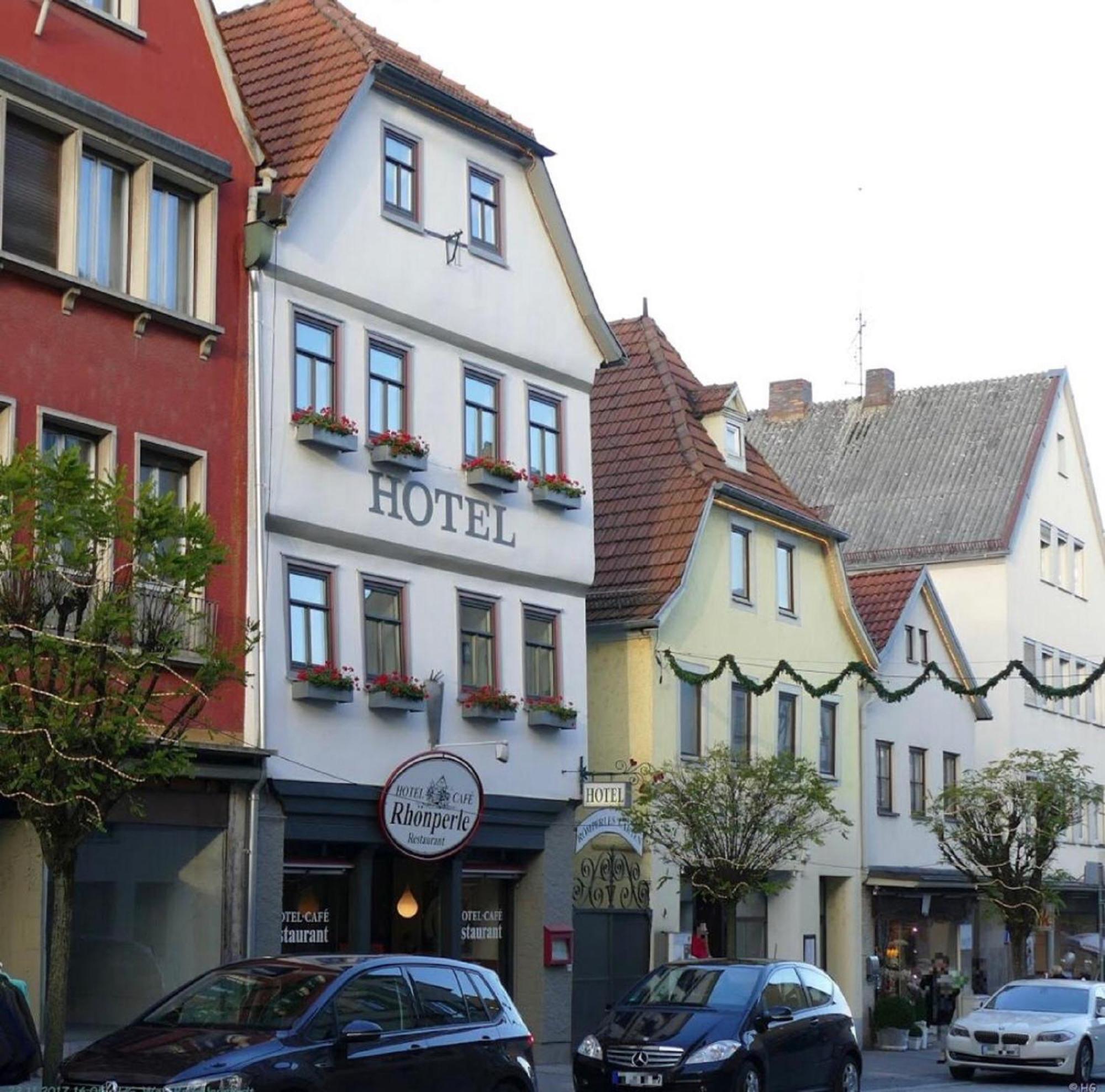 Hotel Cafe Rhoenperle Bad Neustadt an der Saale Buitenkant foto